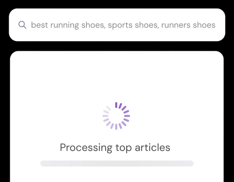 Enter target keywords